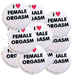 Bulk Female Orgasm buttons